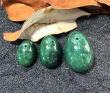 Natural Canadian Nephrite Jade Egg Carving Size and Hole Options