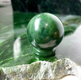 Natural Nephrite Jade Spheres