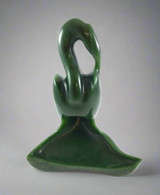 Natural Jade John McDonald Herron Carving 12"