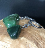 Natural Nephrite Jade Keychain, Nugget