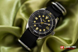 Lum-Tec Mens Watch 39mm Solar Marine 7 w/ 300m Water Resistance & Super-Luminova