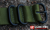Lum-Tec 24mm Green Military Nylon Strap with PVD Hardware