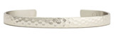 Textured Silver - Sergio Lub Handmade Cuff Bracelet