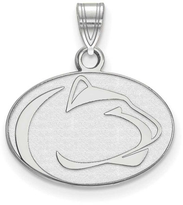 Image of 10K White Gold Penn State University Small Pendant by LogoArt