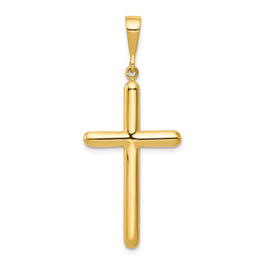 Image of 10K Yellow Gold Cross Pendant 10C1950