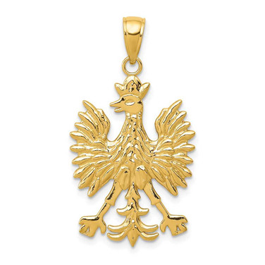 Image of 10k Yellow Gold Eagle Pendant 10K4925