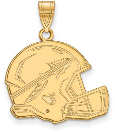 Image of 10K Yellow Gold Florida State University Large Pendant by LogoArt (1Y092FSU)