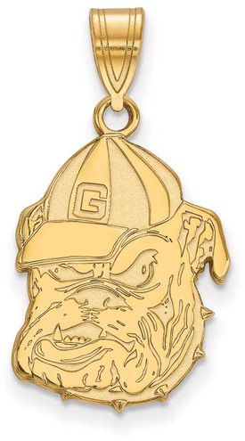 Image of 10K Yellow Gold University of Georgia Large Pendant by LogoArt (1Y046UGA) Image of 10K Yellow Gold University of Georgia Large Pendant by LogoArt (1Y046UGA)