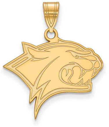 Image of 10K Yellow Gold University of New Hampshire Large Pendant by LogoArt (1Y009UNH)