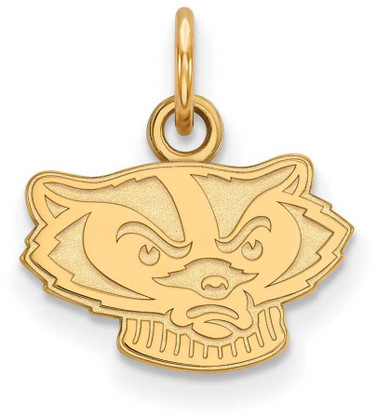 Image of 10K Yellow Gold University of Wisconsin X-Small Pendant by LogoArt (1Y058UWI) Image of 10K Yellow Gold University of Wisconsin X-Small Pendant by LogoArt (1Y058UWI)