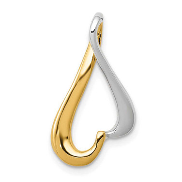 Image of 14K Two-tone Gold Slide Pendant SL548