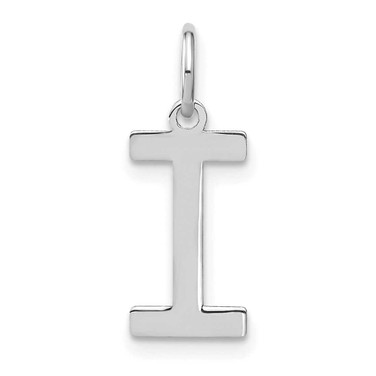Image of 14K White Gold Letter I Initial Charm XNA1336W/I