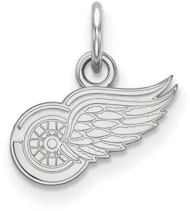 Image of 14K White Gold NHL Detroit Red Wings X-Small Pendant by LogoArt