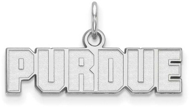 Image of 14K White Gold Purdue X-Small Pendant by LogoArt (4W080PU)