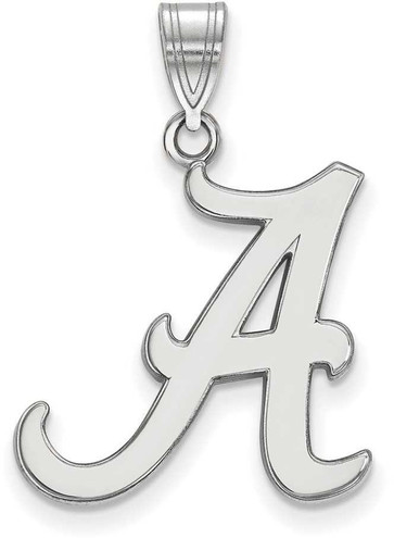 Image of 14K White Gold University of Alabama Large Pendant by LogoArt (4W004UAL) Image of 14K White Gold University of Alabama Large Pendant by LogoArt (4W004UAL)