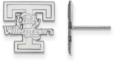 Image of 14K White Gold University of Tennessee Small Post Earrings by LogoArt (4W050UTN) Image of 14K White Gold University of Tennessee Small Post Earrings by LogoArt (4W050UTN)