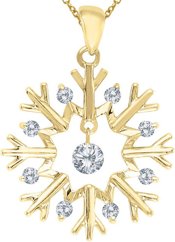 Image of 14K Yellow Gold Diamond Dashing Diamonds Pendant (Chain NOT included) (CM-P8518) Image of 14K Yellow Gold Diamond Dashing Diamonds Pendant (Chain NOT included) (CM-P8518)