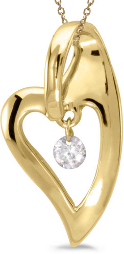 Image of 14K Yellow Gold Diamond Dashing Diamonds Pendant (Chain NOT included) (CM-P8831) Image of 14K Yellow Gold Diamond Dashing Diamonds Pendant (Chain NOT included) (CM-P8831)