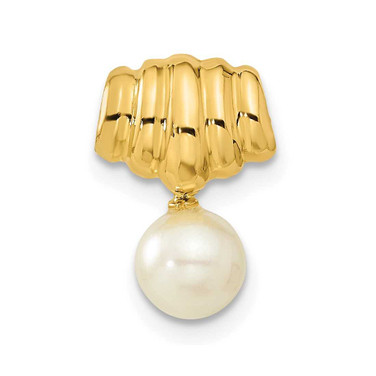 Image of 14K Yellow Gold Freshwater Cultured Pearl Pendant XCH479