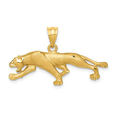 Image of 14K Yellow Gold Panther Pendant C92