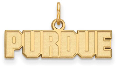Image of 14K Yellow Gold Purdue X-Small Pendant by LogoArt (4Y080PU)