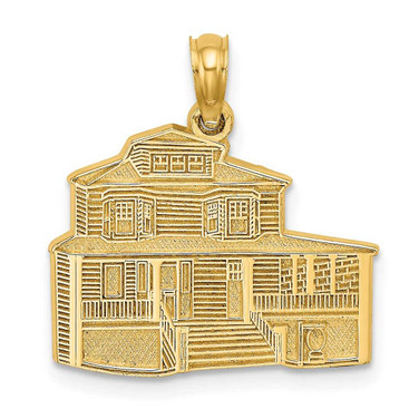 Image of 14K Yellow Gold The Manse Bed & Breakfast Inn w/ Engraved Cape May Pendant