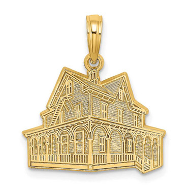 Image of 14K Yellow Gold The Victorian Rose - Cape May, NJ Pendant