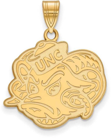 Image of 14K Yellow Gold University of North Carolina Large Pendant by LogoArt (4Y054UNC) Image of 14K Yellow Gold University of North Carolina Large Pendant by LogoArt (4Y054UNC)