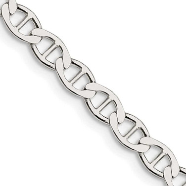 Image of 18" Sterling Silver 4.75mm Flat Anchor Chain Necklace
