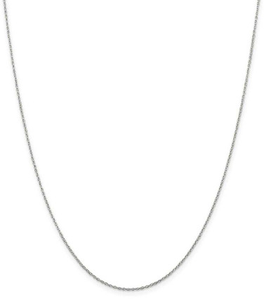 Image of 22" Sterling Silver 1.30mm Forzantina Cable Chain Necklace