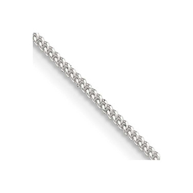 Image of 24" Sterling Silver 1.15mm Curb Chain Necklace