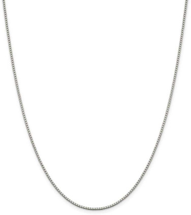 Image of 26" Sterling Silver 1.4mm Box Chain Necklace