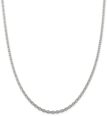 Image of 26" Sterling Silver 3.5mm Cable Chain Necklace
