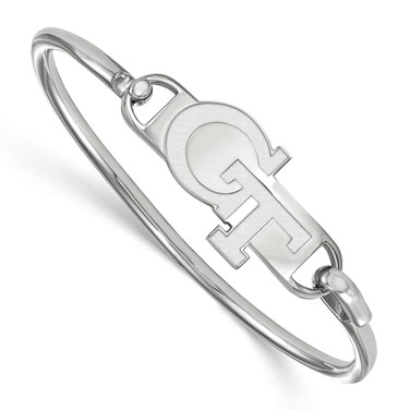 7" Sterling Silver Georgia Institute of Technology Bangle by LogoArt