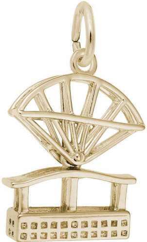 Image of Aero Car w/ Open Bottom Charm (Choose Metal) by Rembrandt