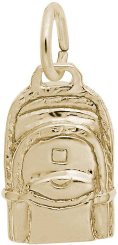 Image of Back Pack Charm (Choose Metal) by Rembrandt