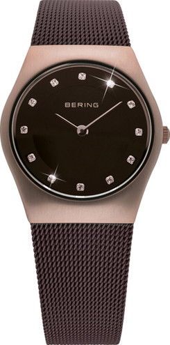 Bering Time - Classic - Ladies Brown Mesh Watch 11927-262 (Womens)