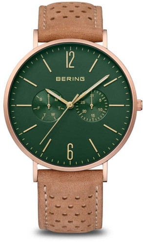 Bering Time Mens Watch - Classic - Matte Pink 14240-668