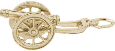 Image of Cannon Charm (Choose Metal) by Rembrandt