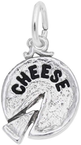 Image of Cheese Wheel Charm (Choose Metal) by Rembrandt