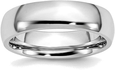 Image of Cobalt Polished 6mm Band Ring