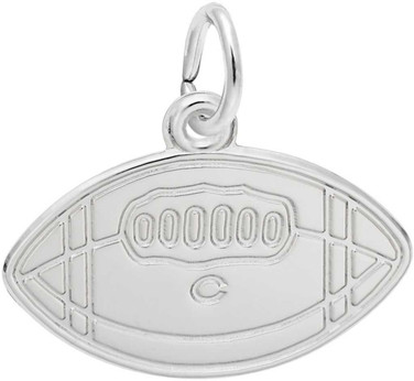 Image of College Football Charm (Choose Metal) by Rembrandt