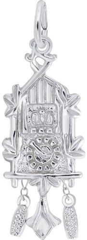 Image of Cuckoo Clock Charm (Choose Metal) by Rembrandt