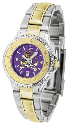 Image of East Carolina Pirates Competitor Ladies Two Tone AnoChrome Watch