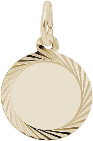 Image of Extra Small Faceted Charm (Choose Metal) by Rembrandt