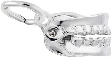 Image of False Teeth Charm (Choose Metal) by Rembrandt