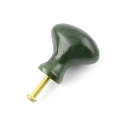 Image of Genuine Natural Nephrite Jade Drawer Pull1