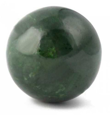 Image of Genuine Natural Nephrite Jade Sphere Grade A 30mm