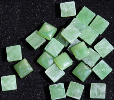 Genuine Natural Nephrite Jade Square Cabochon Grade A