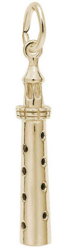 Image of Gibbs Bermuda Lighthouse Charm (Choose Metal) by Rembrandt